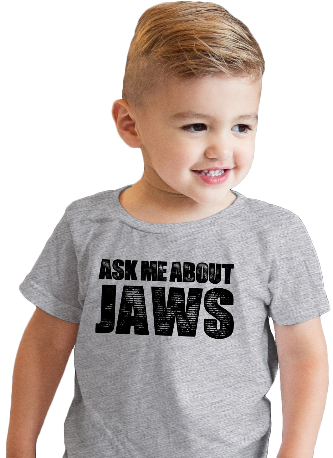 Ask Me About JAWS Flip Toddler T Shirt