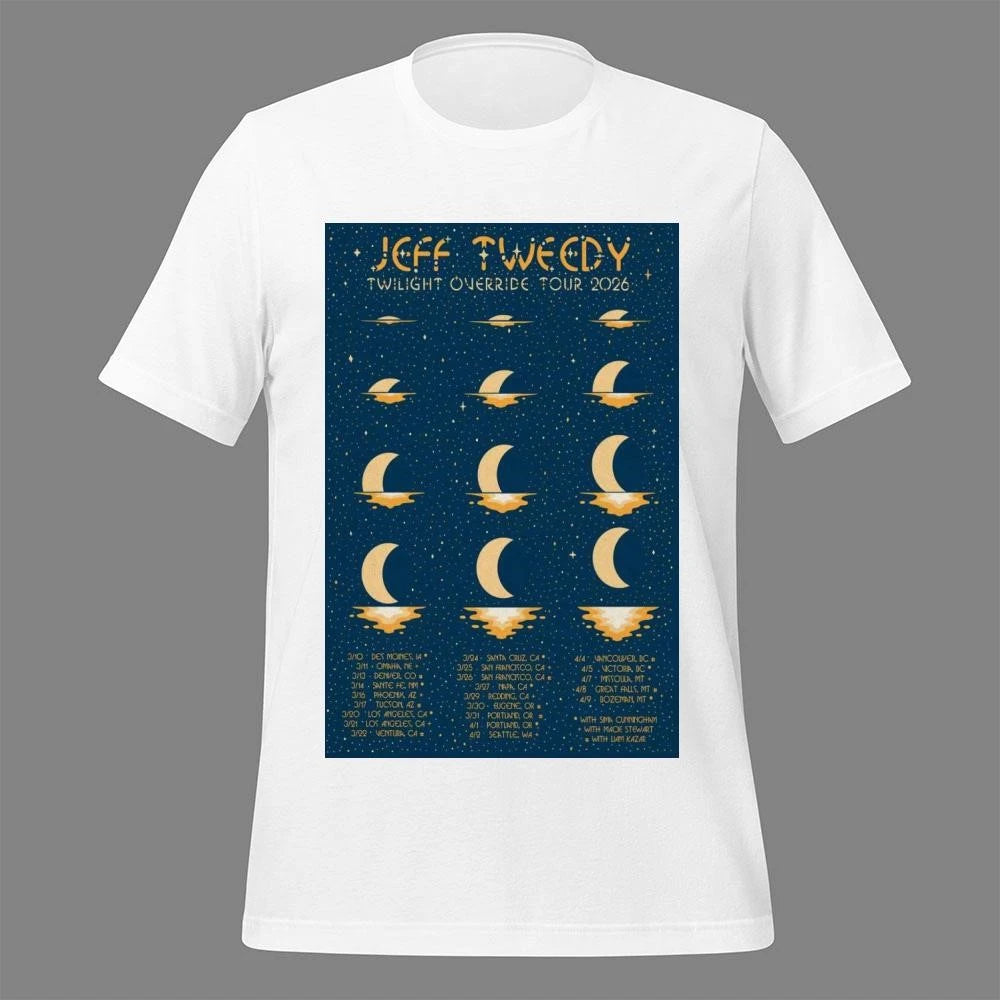 Jeff Tweedy Twilight Override March-April 2026 Tour Poster Shirt