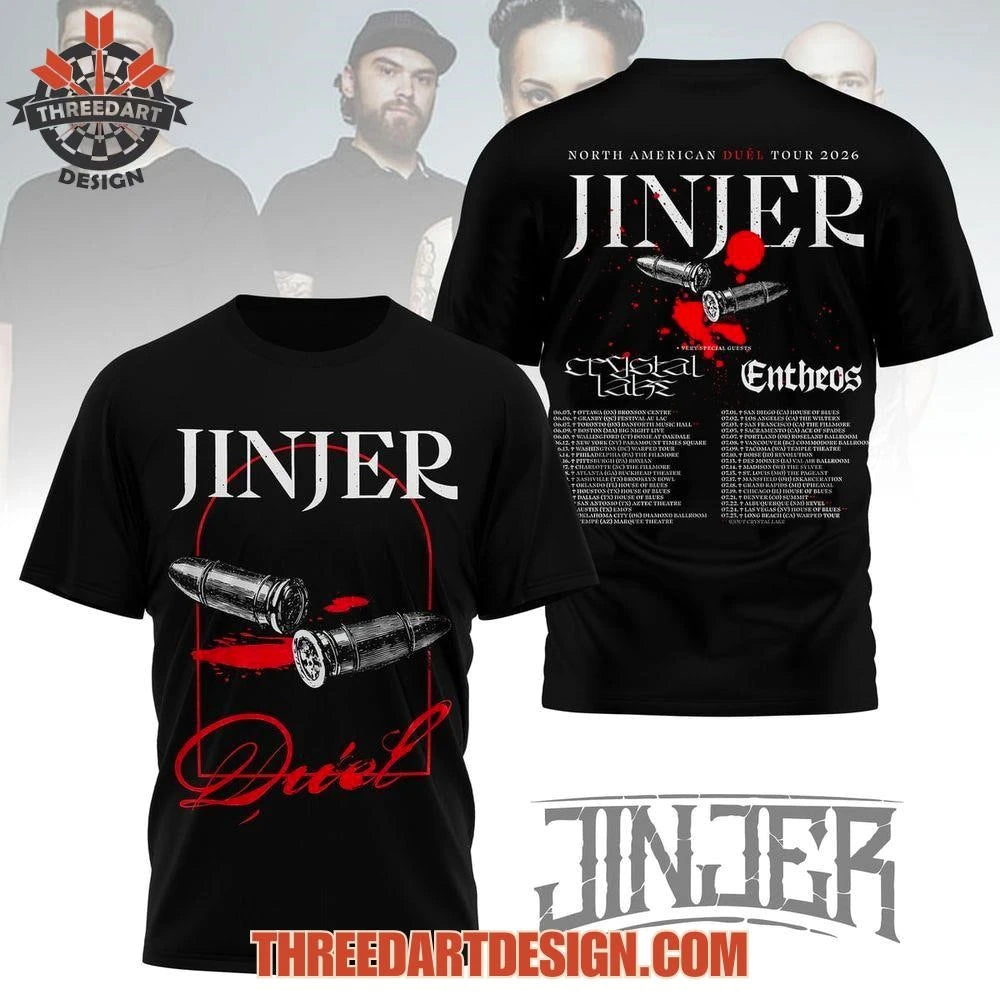 Jinjer North America Duel Tour 2026 Shirt