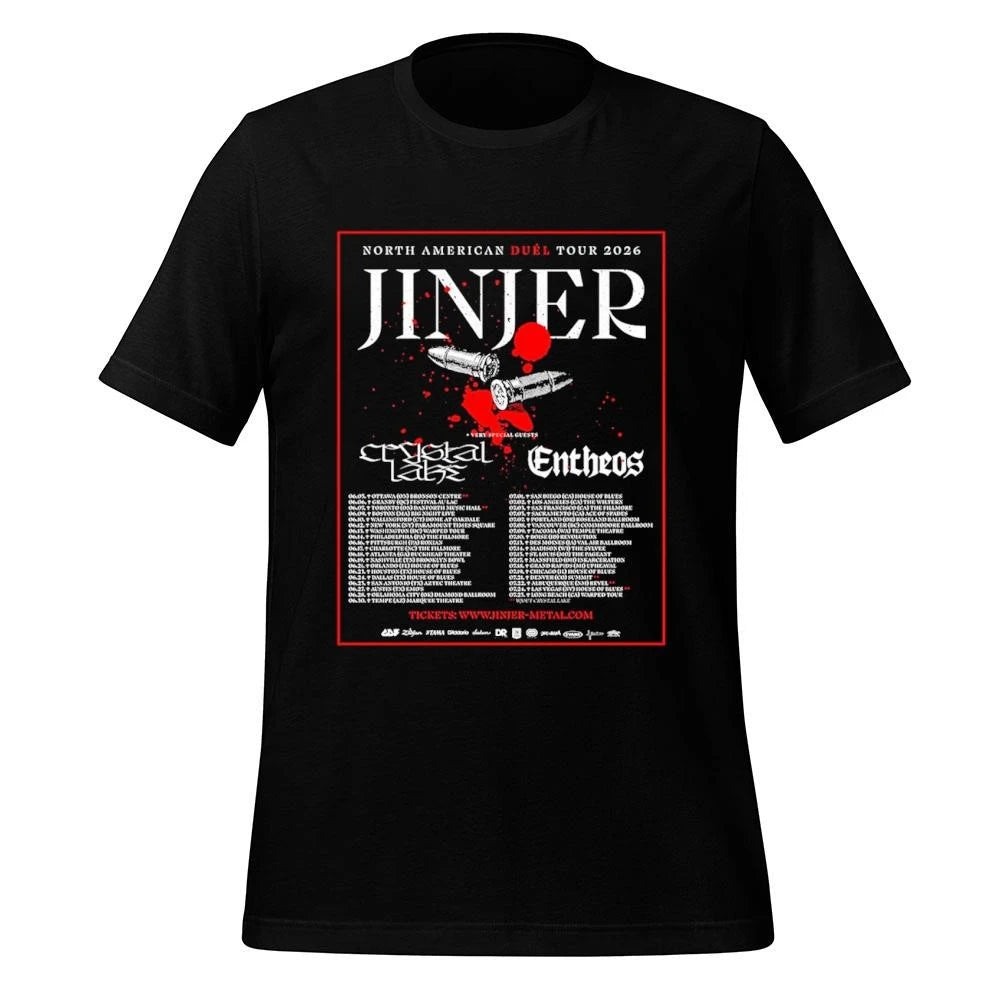 Jinjer North American Tour 2026 Schedule Tour Dates Shirt