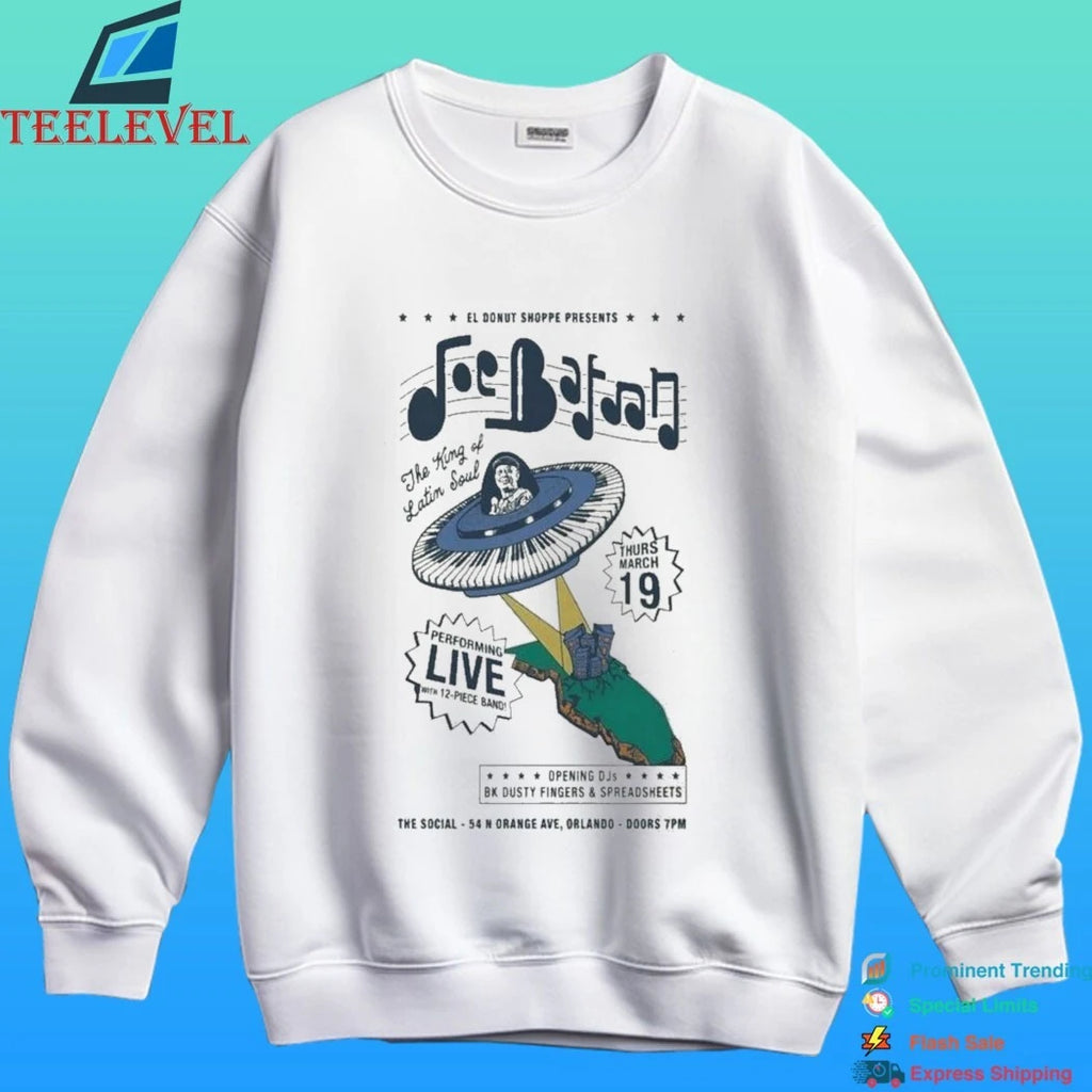 Joe Bataan Mar 19 2026 The Social In Orlando Fl Shirt