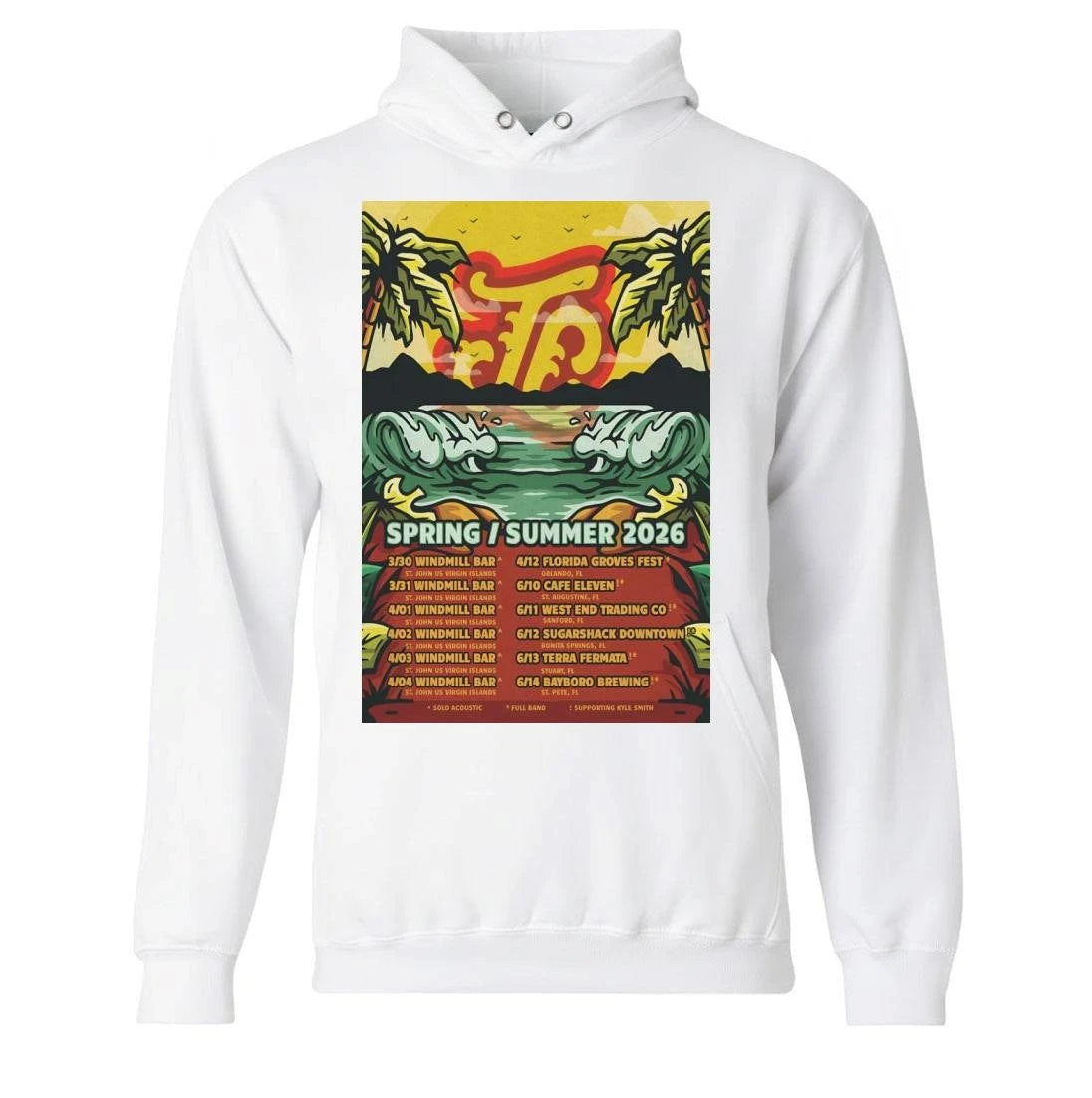 Joey Calderaio Spring &amp; Summer 2026 Tour Poster Shirt