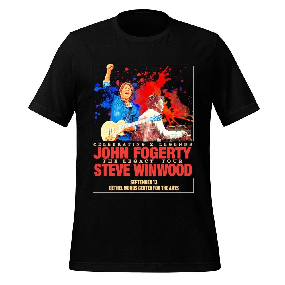 John Fogerty With Steve Winwood Celebrating 2 Legends The Legacy Tour 2026 Schedule Dates Shirt