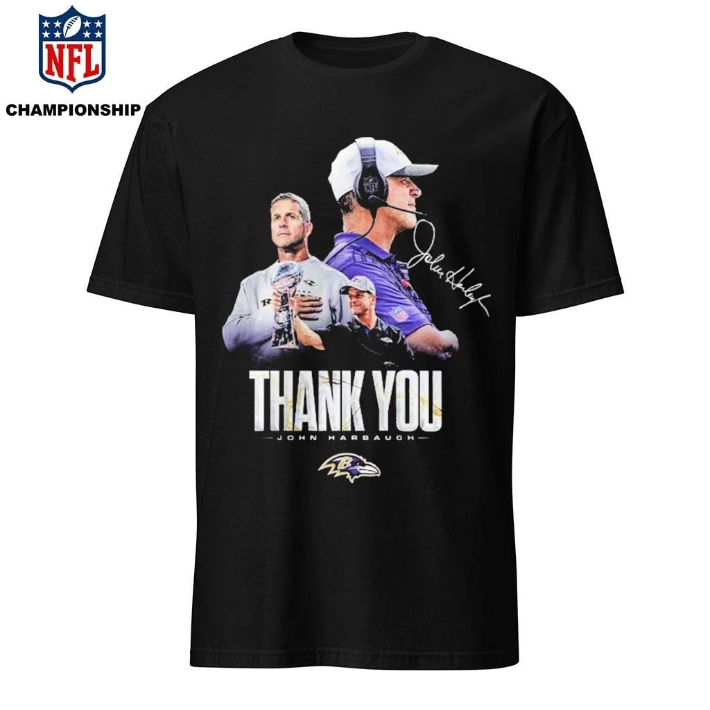 John Harbaugh Baltimore Ravens Coach 2026 Farewell Shirt