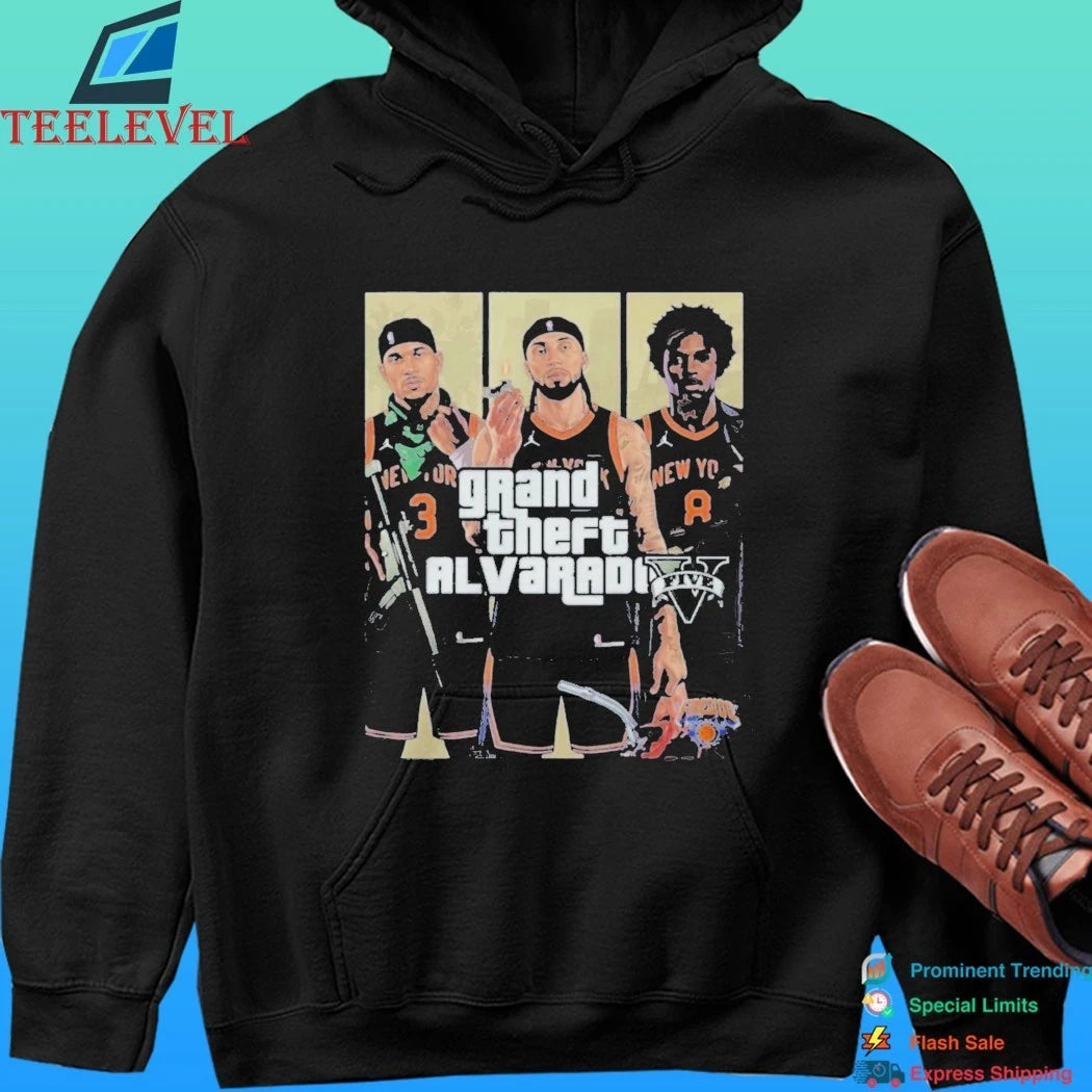 Jose, Og, &amp; Josh Propel The Knicks Grand Theft Alvarado Shirt
