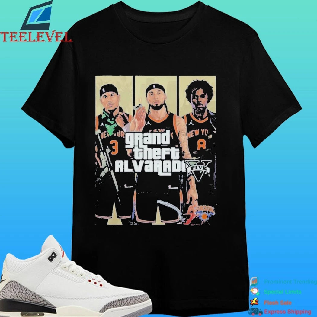 Jose, Og, &amp; Josh Propel The Knicks Grand Theft Alvarado Shirt