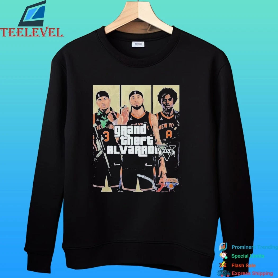 Jose, Og, &amp; Josh Propel The Knicks Grand Theft Alvarado Shirt