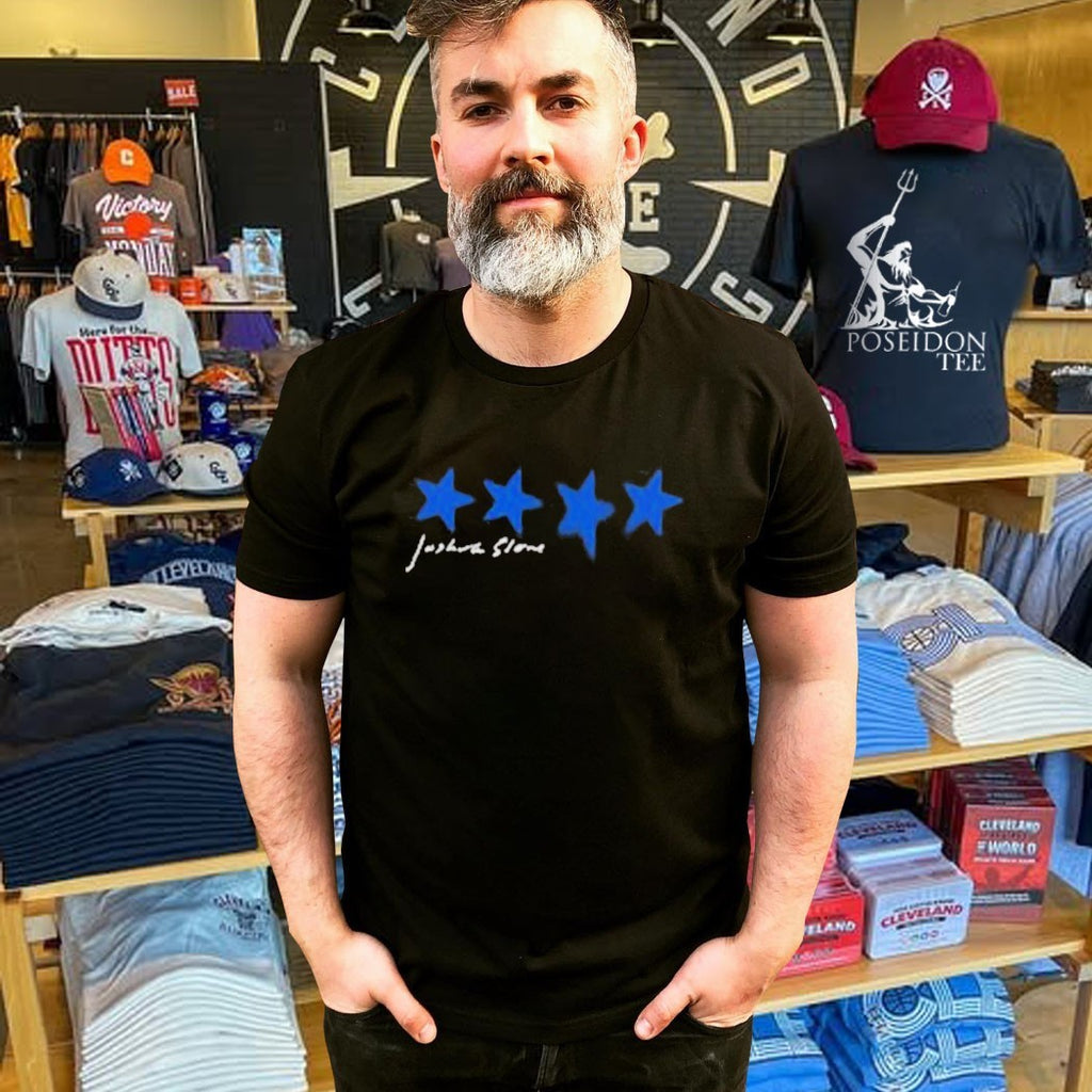 Joshua Slone Thinking Too Much Stars T-shirt