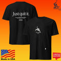 Juicestore Embroidery Just Quit It T-shirt