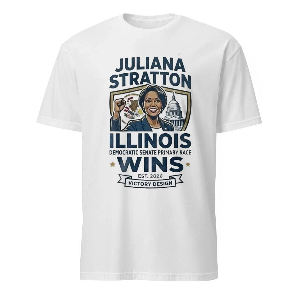 Juliana Stratton wins Illinois Democratic Senate primary race 2026 Shirt
