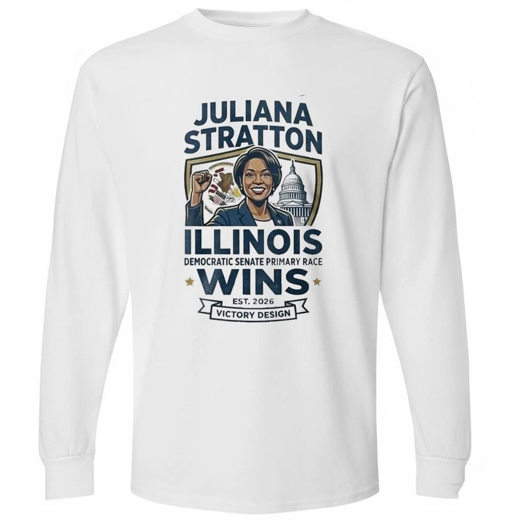 Juliana Stratton wins Illinois Democratic Senate primary race 2026 Shirt