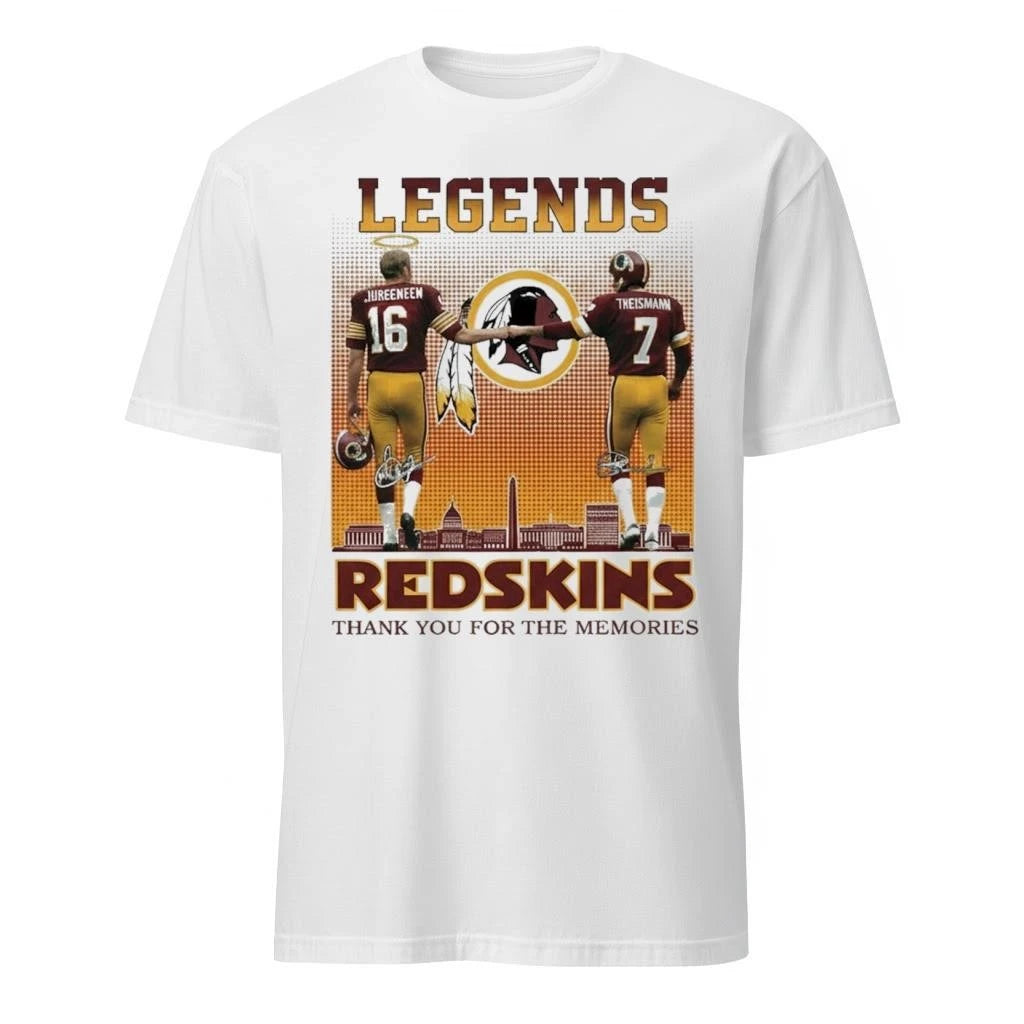 Jurgensen x Theismann Redskins Thank You For The Memories Shirt