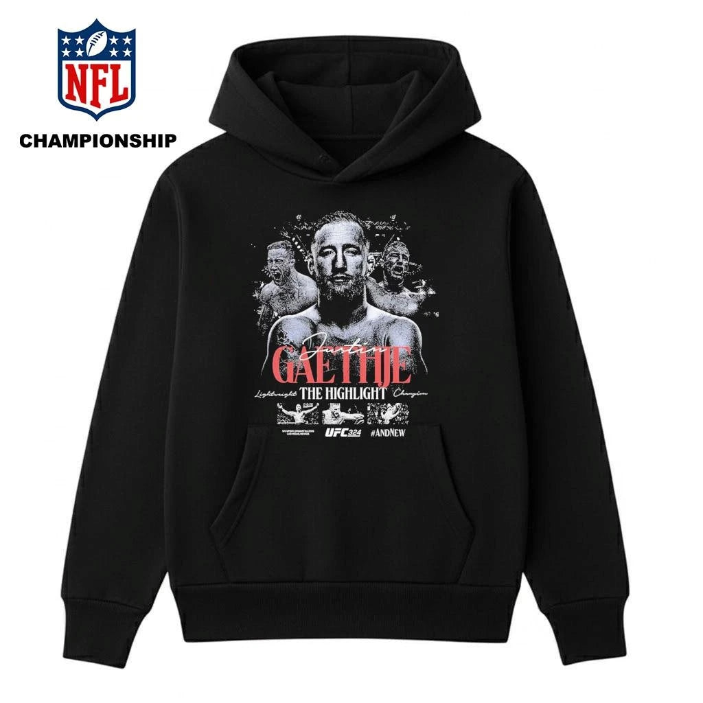 Justin Gaethje UFC 324 AndNew Interim Lightweight Champion Shirt