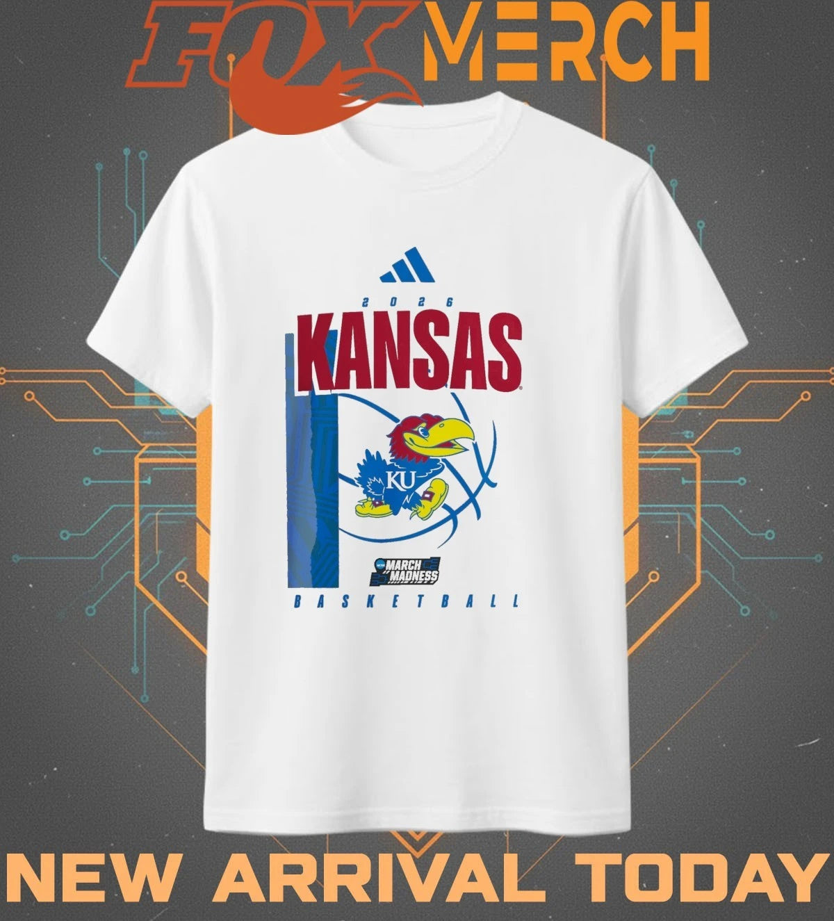 Kansas Jayhawks Basketball March Madness 2026 t-shirt