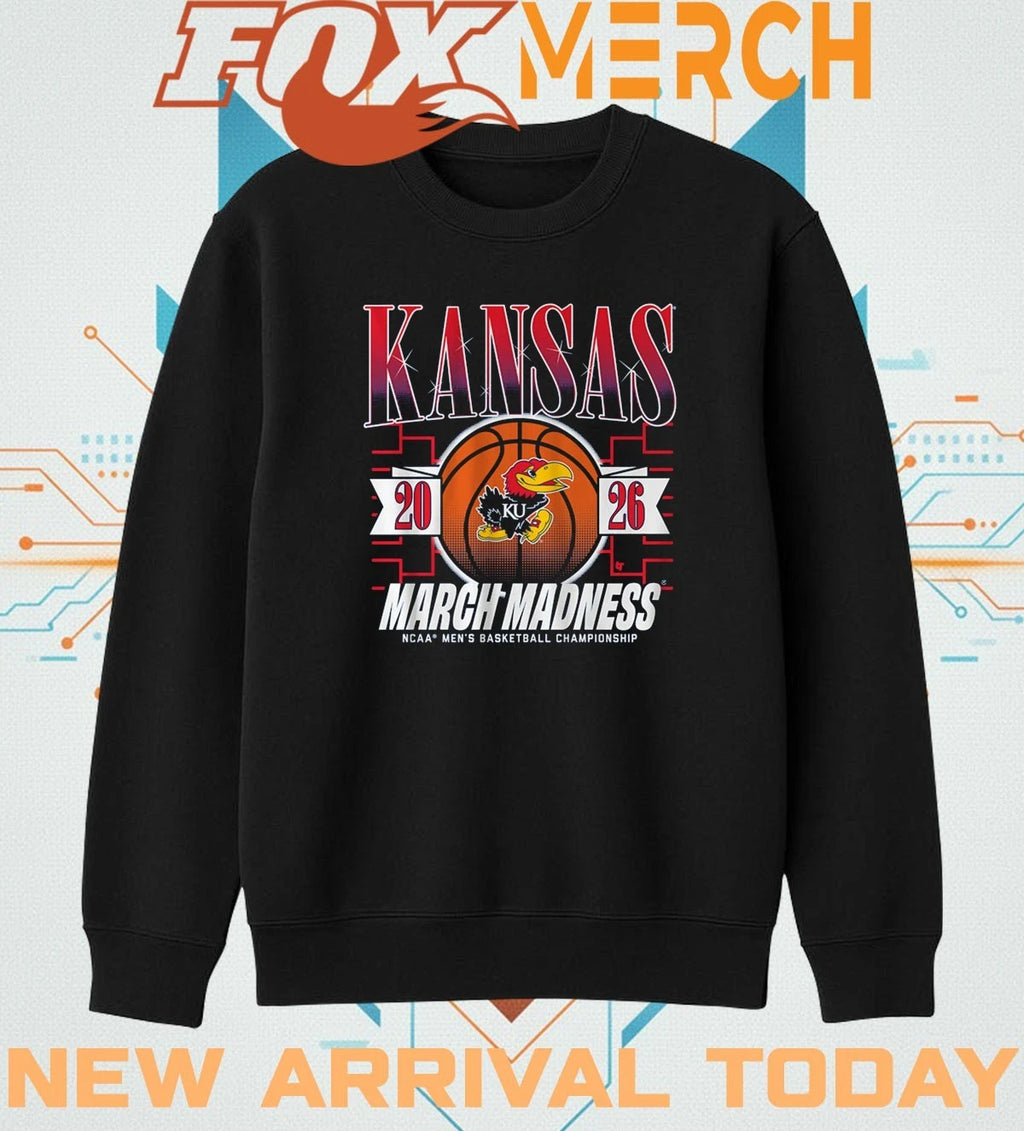 Kansas Jayhawks Men’s Basketball 2026 March Madness t-shirt