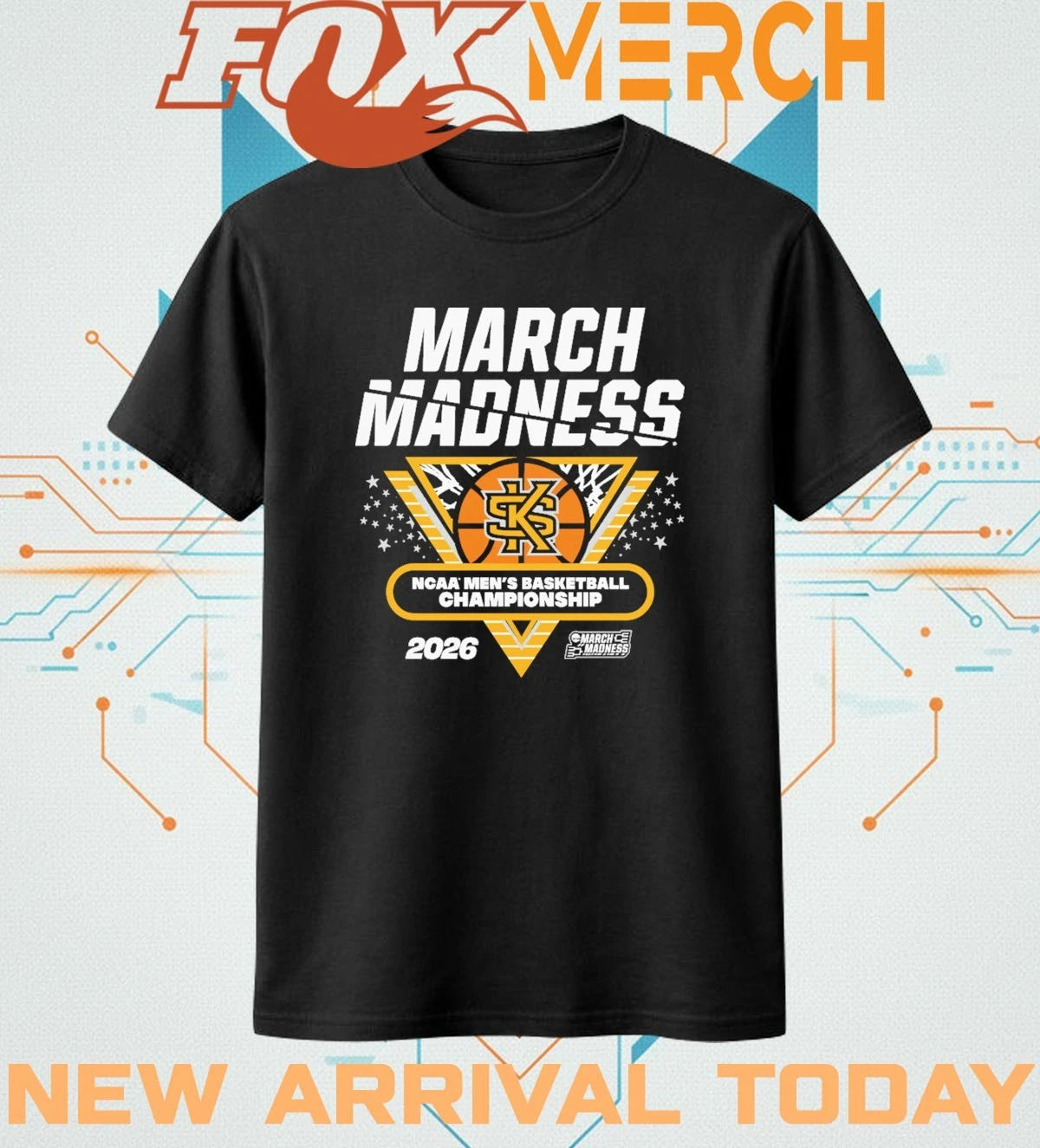 Kennesaw State Owls 2026 NCAA Men’s Basketball Championship March Madness t-shirt