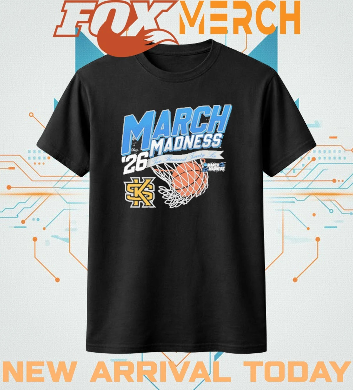 Kennesaw State Owls March Madness 2026 Swoosh Garment-Dyed Heavyweight t-shirt