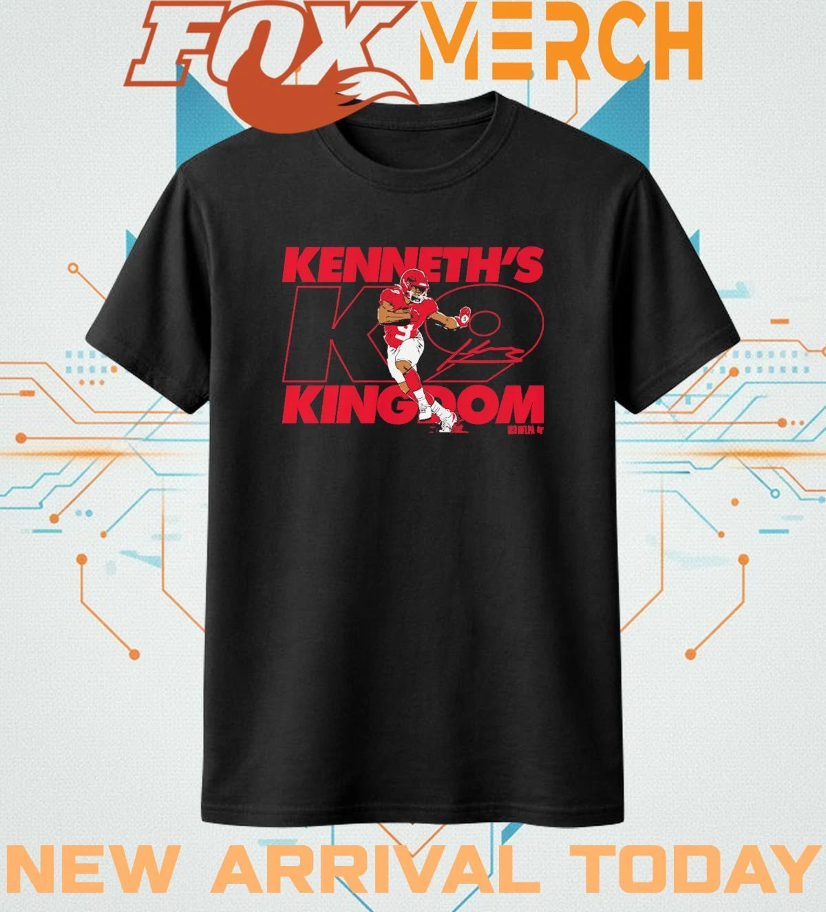 Kenneth Walker III Kenneth’s Kingdom t-shirt