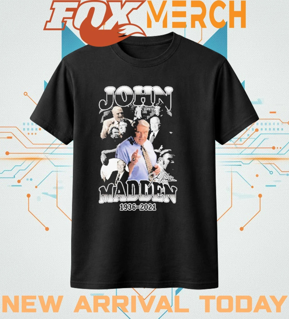 Kenneth Walker John Madden t-shirt