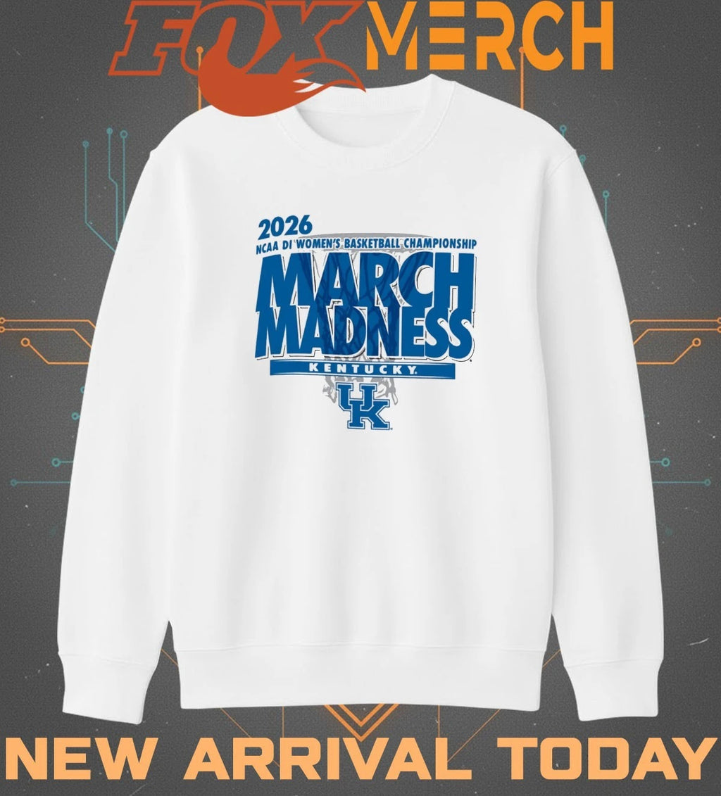 Kentucky Wildcats 2026 NCAA DI Women’s Basketball Championship March Madness t-shirt
