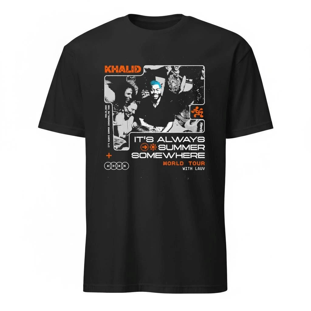 Khalid World Tour 2026 It’s Always Summer Somewhere Schedule Tour Dates Shirt