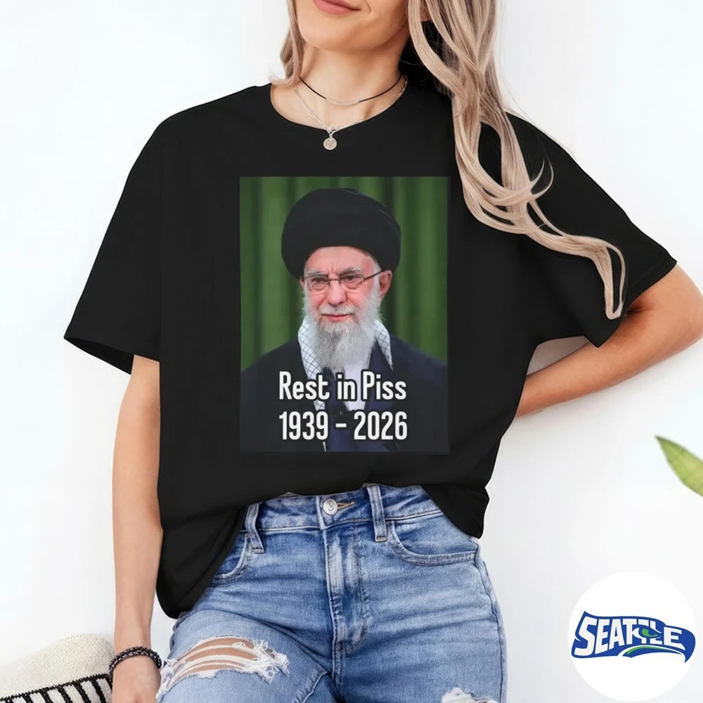 Khomeini Ali Rest In Piss 1939-2026 Poster shirt