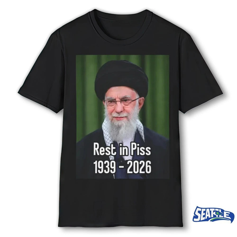 Khomeini Ali Rest In Piss 1939-2026 Poster shirt