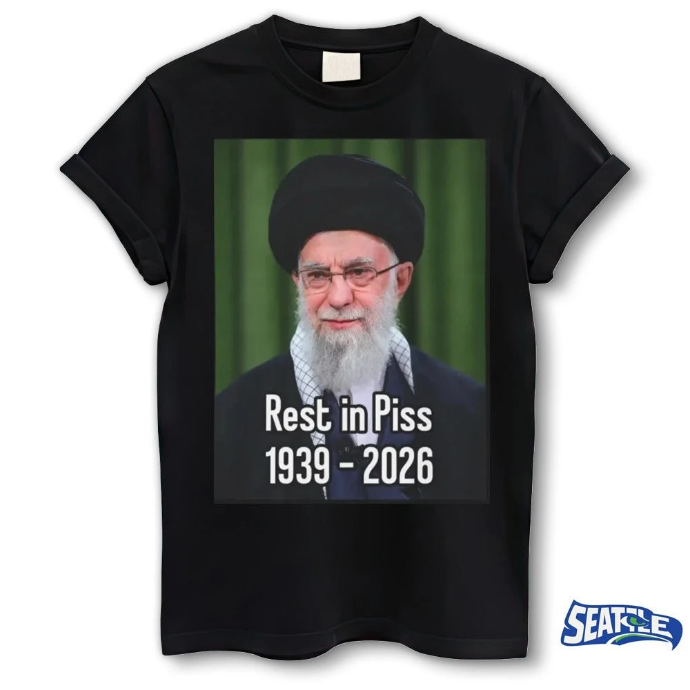 Khomeini Ali Rest In Piss 1939-2026 Poster shirt