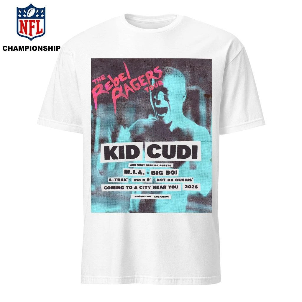 Kid Cudi The Rebel Ragers Tour 2026 Schedule Tour Dates Shirt