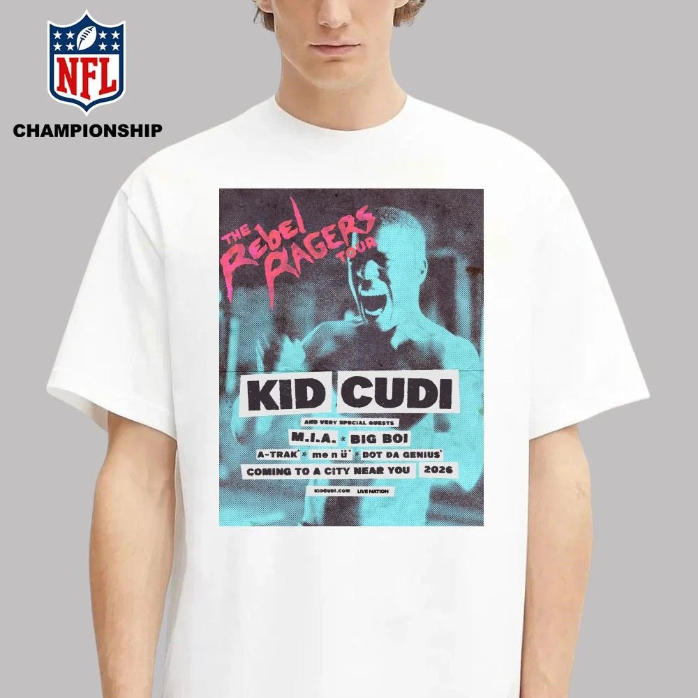 Kid Cudi The Rebel Ragers Tour 2026 Schedule Tour Dates Shirt