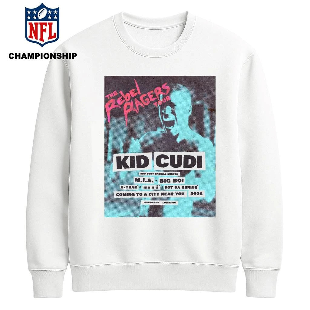 Kid Cudi The Rebel Ragers Tour 2026 Schedule Tour Dates Shirt