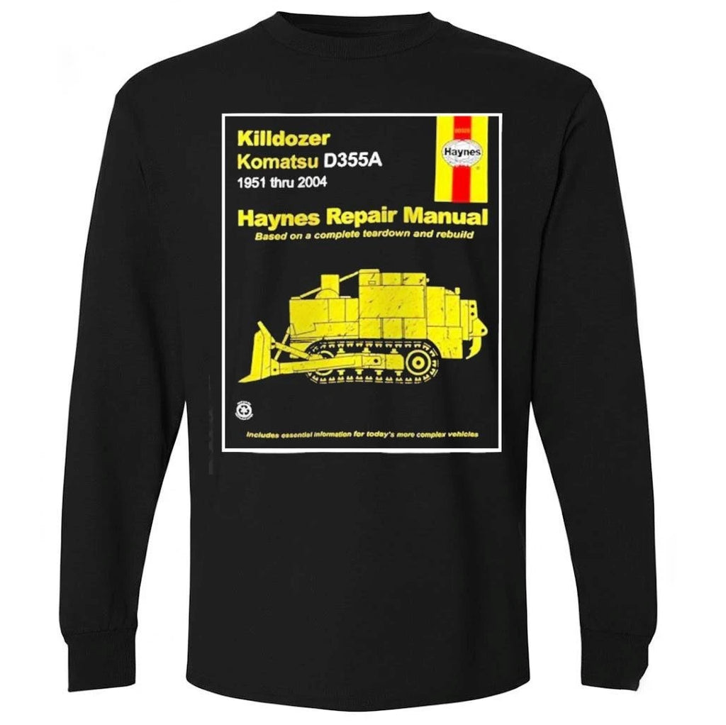 Killdozer Komatsu Haynes repair manual Based on a complete teardown and rebuild Shirt