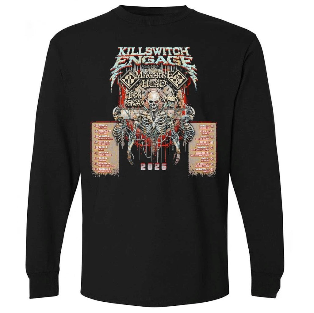 Killswitch Engage US Tour 2026 Venue Dates Schedule Shirt