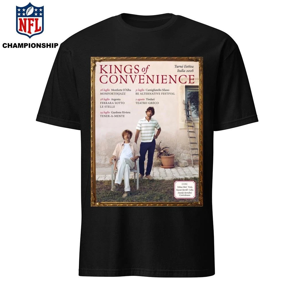 Kings Of Convenience Turne Estiva Italian Tour 2026 Poster Shirt