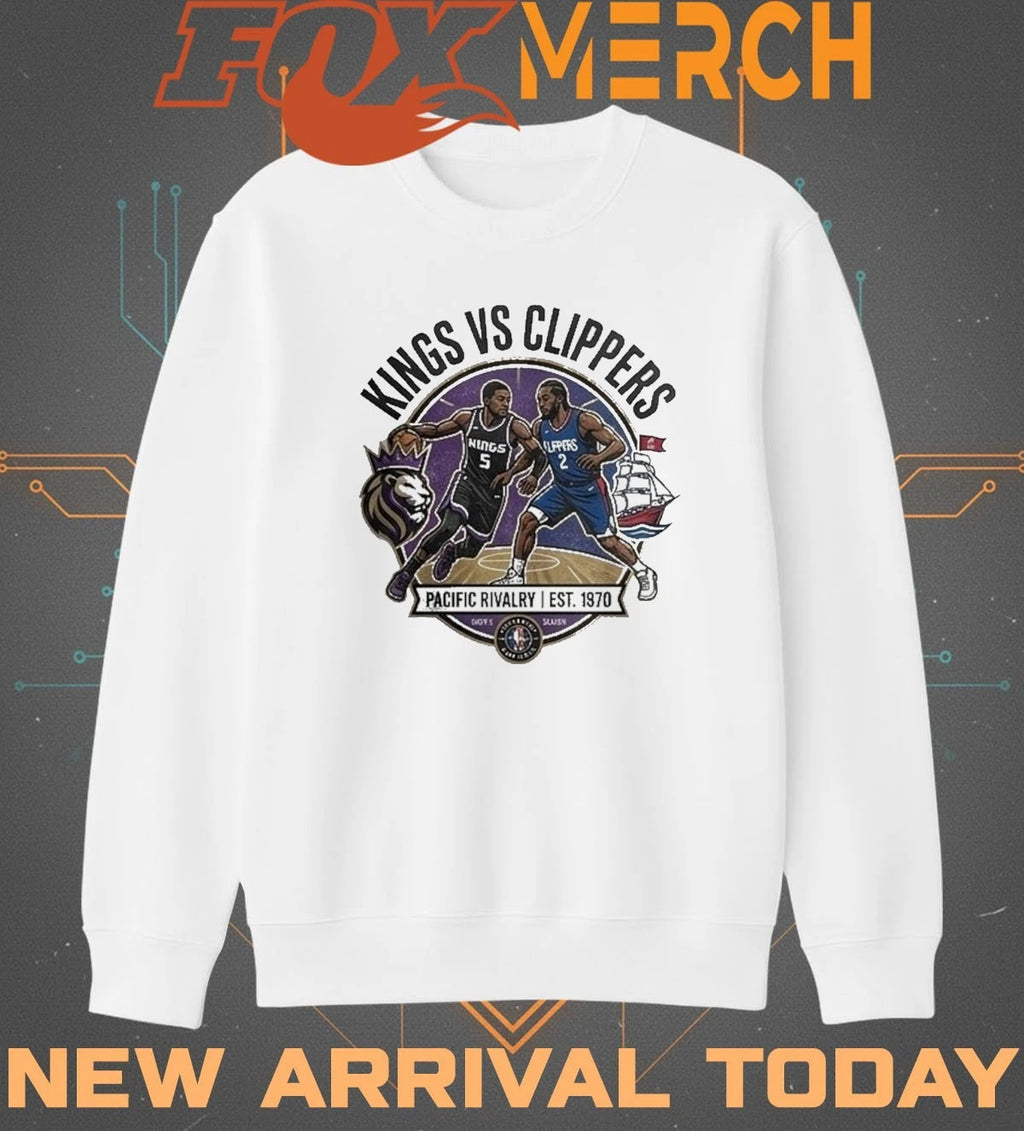 Kings vs Clippers sport Champions t-shirt