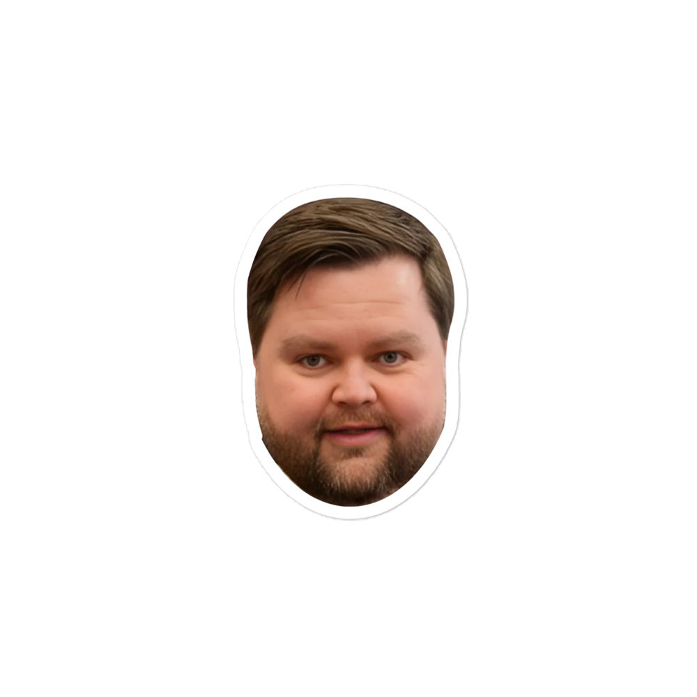 JD Vance Baby Face Sticker
