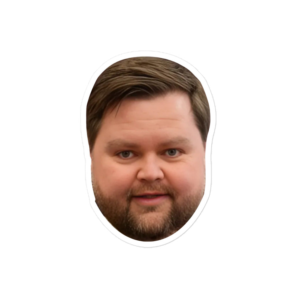 JD Vance Baby Face Sticker