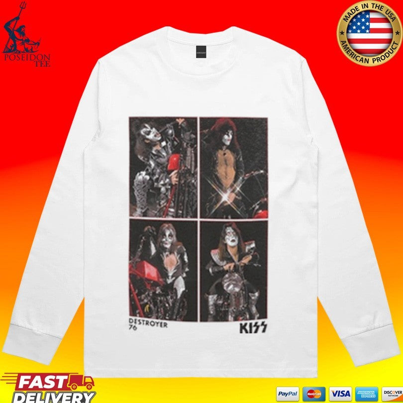 Kiss Moto Shoot Destroyer 76 T-shirt