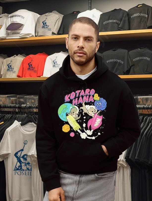 Kotsumet Kotaro Hana Space Otters T-shirt