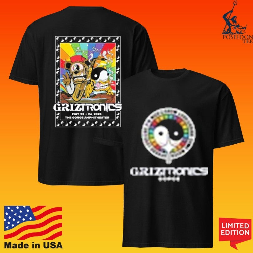 Kt8 Griztronics May 23-24, 2026 The Gorge Amphitheater Event T-shirt