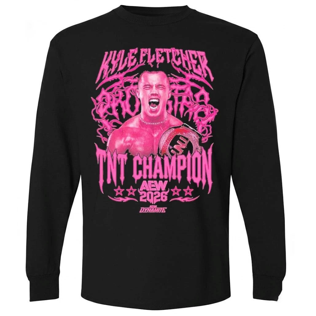 Kyle Fletcher Protostar NTN Champion AEW 2026 Logo Shirt