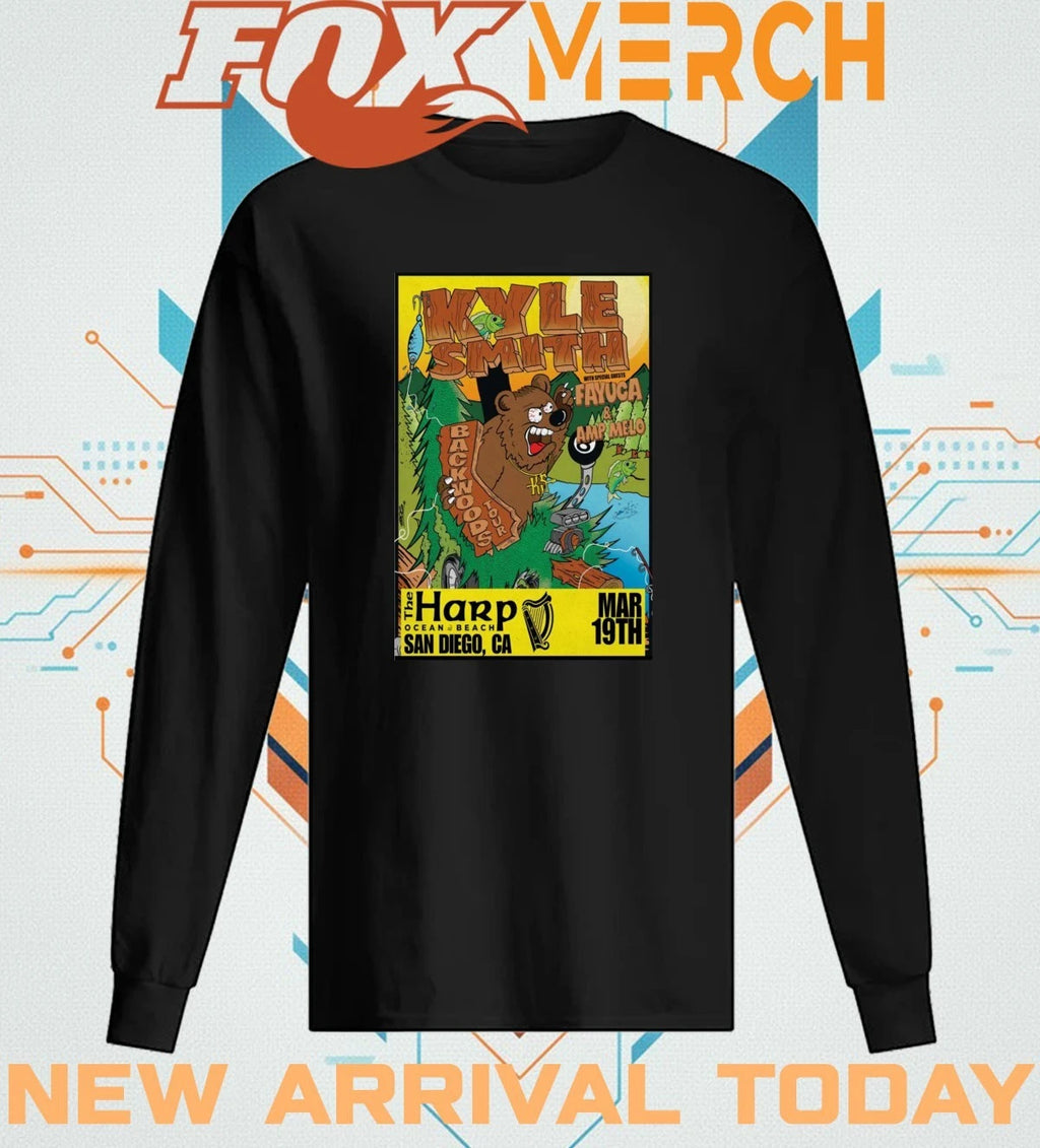 Kyle Smith concert San Diego, The Harp, mar 19, 2026 poster t-shirt
