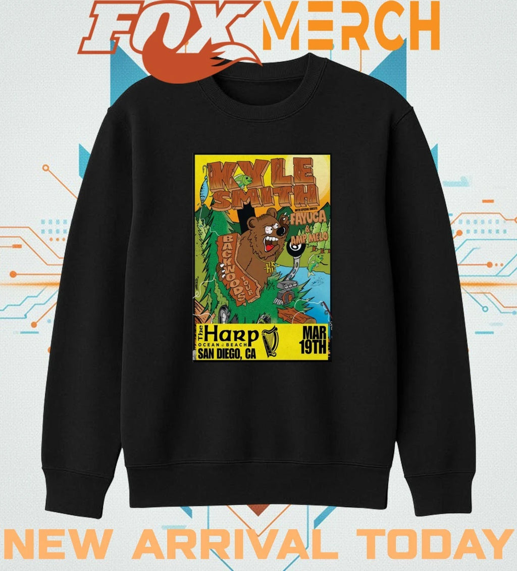 Kyle Smith concert San Diego, The Harp, mar 19, 2026 poster t-shirt