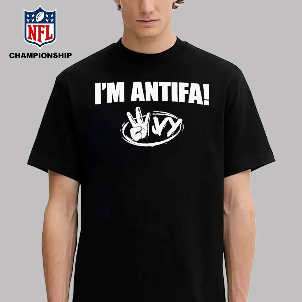 Kyle Wagner With I’m Antifa Shirt