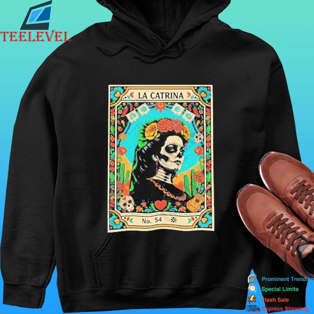 La Catrina Lottery Day Of The Dead &amp; Mexican Folk Art Shirt