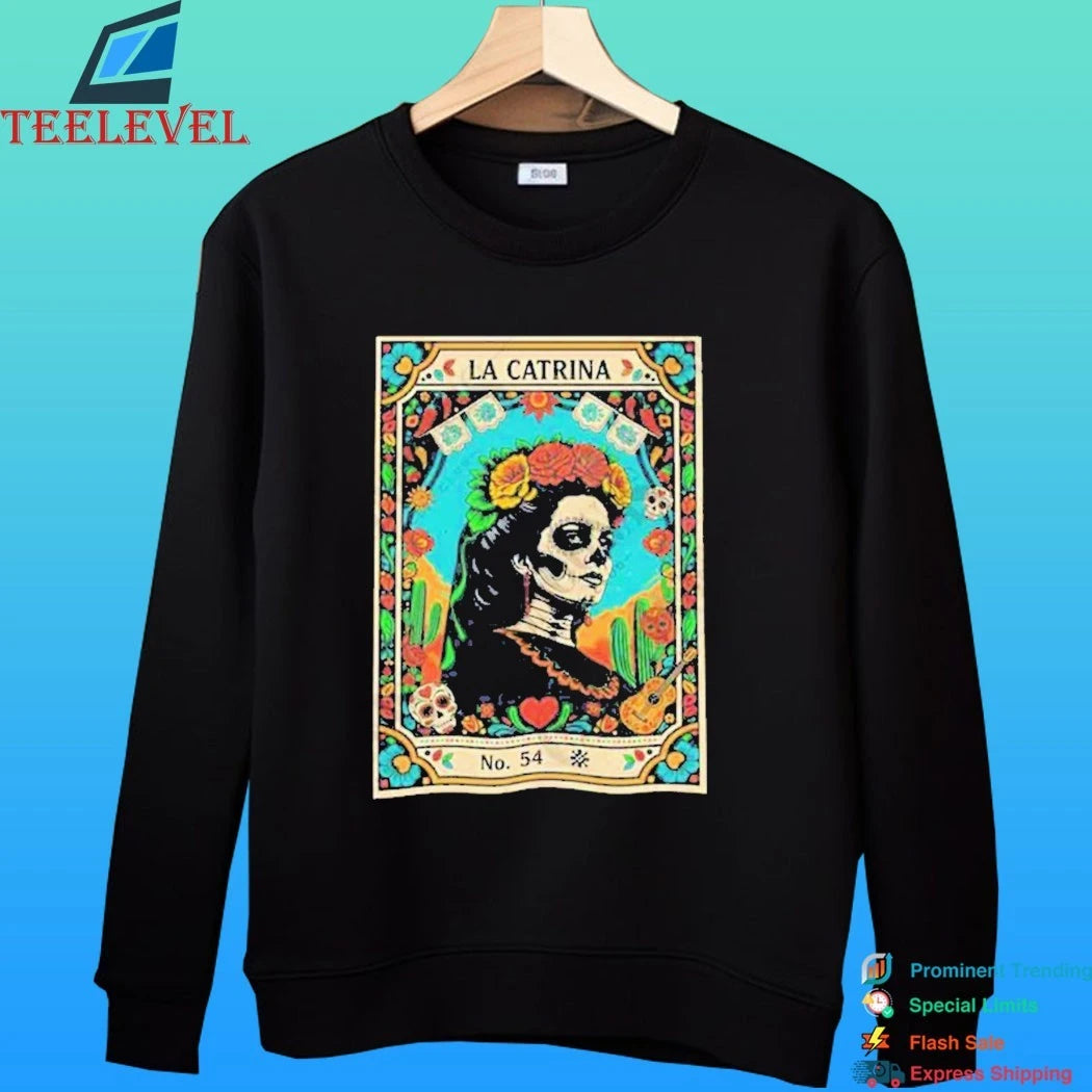 La Catrina Lottery Day Of The Dead &amp; Mexican Folk Art Shirt