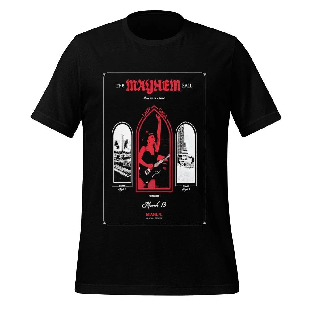 Lady Gaga Miami Tour On Mar 13 2026 Poster Shirt