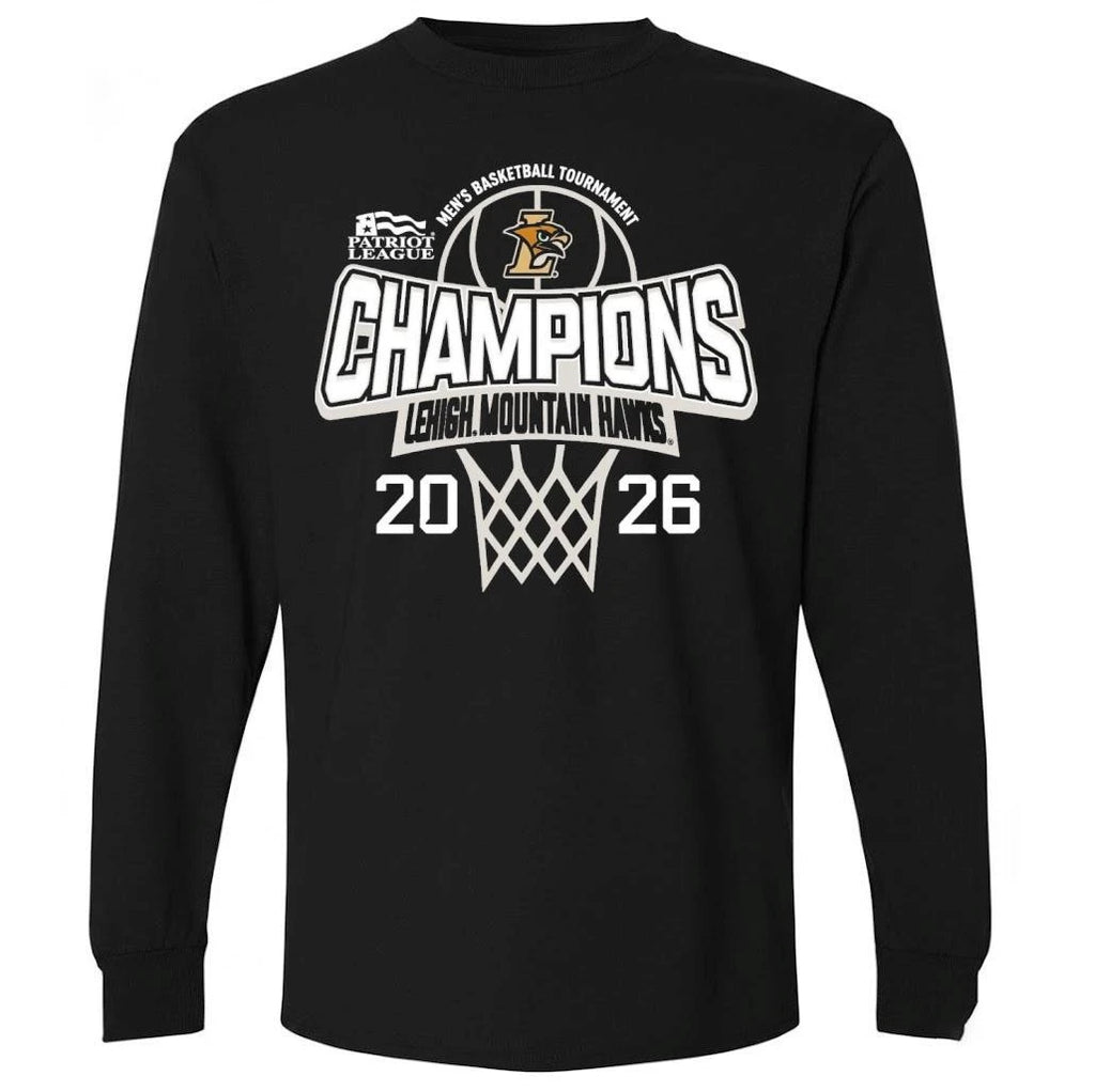 Lehigh Mountain Hawks Are Your 2025-26 Patriot League Mens Basketball Champions Shirt