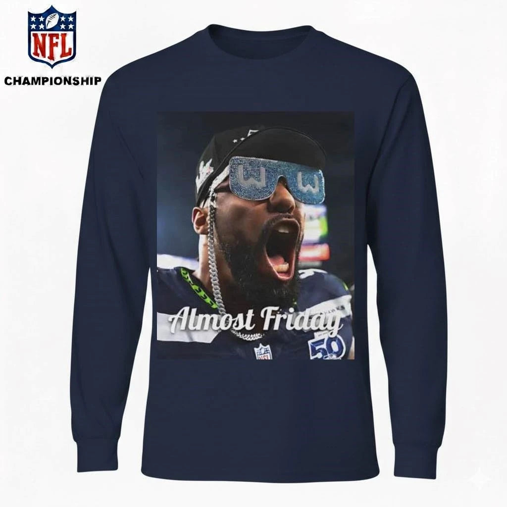 Leonard Williams Glasses Seahawks Almost Friday Shirt
