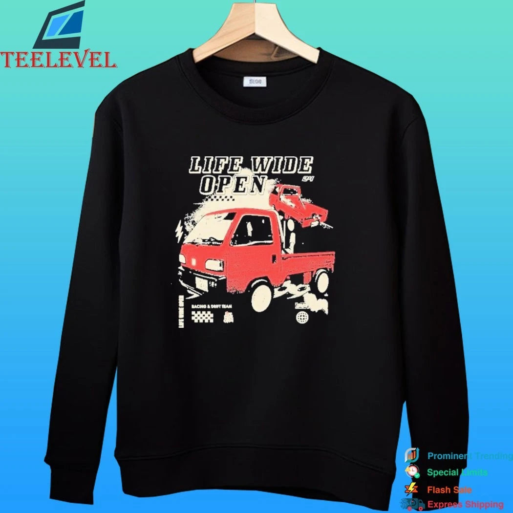 Life Wide Open Racing And Drift Team Mini Truck Cboystv Shirt